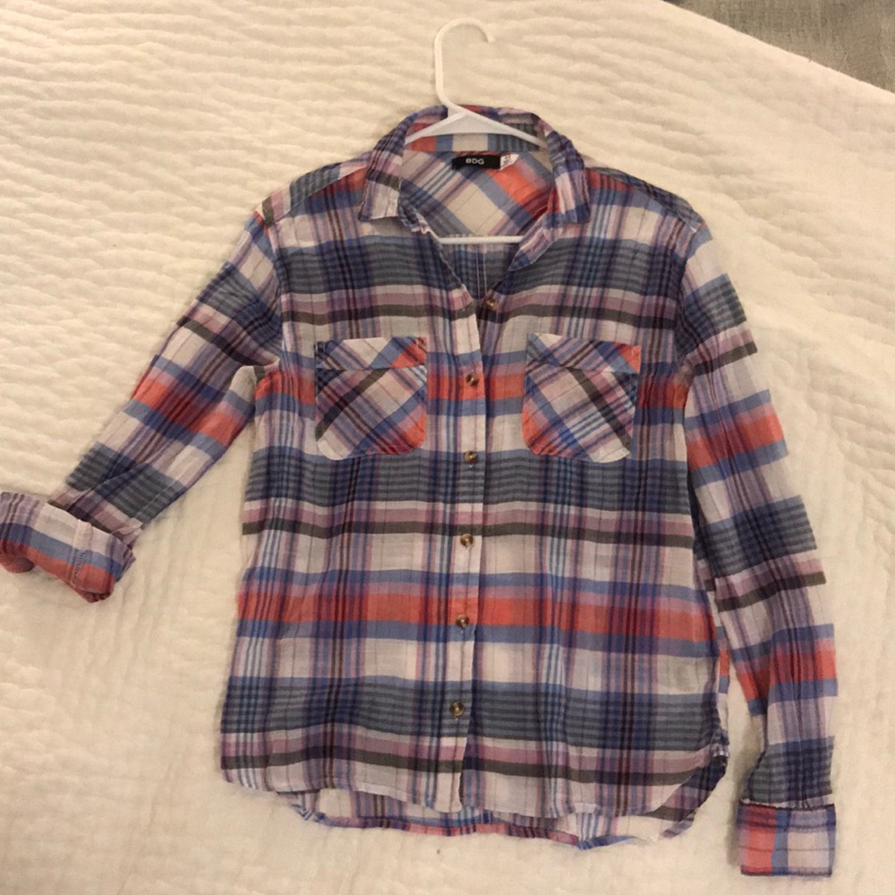 Plaid button up